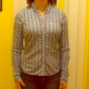 Abercrombie and Fitch boyfriend button up shirt.
